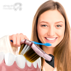 مسواک نرم + تکنیک صحیح شستشو