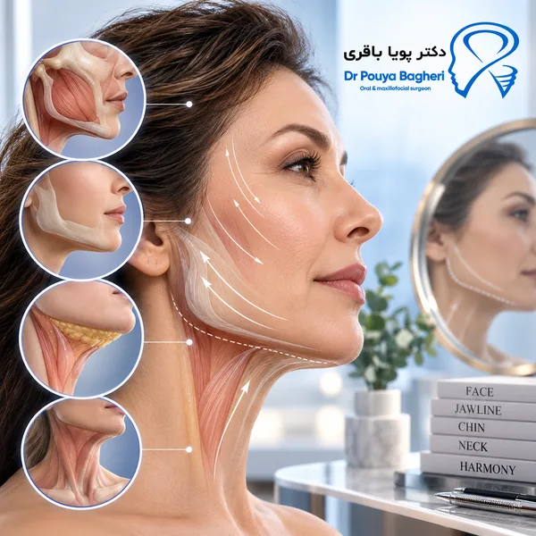 چرا در ارزیابی لیفت صورت، بررسی هم‌زمان فک، چانه و گردن اهمیت دارد؟